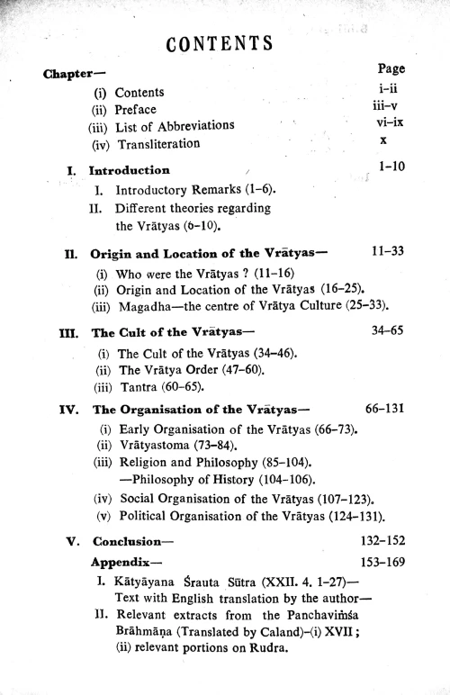 Vratyas in Ancient India